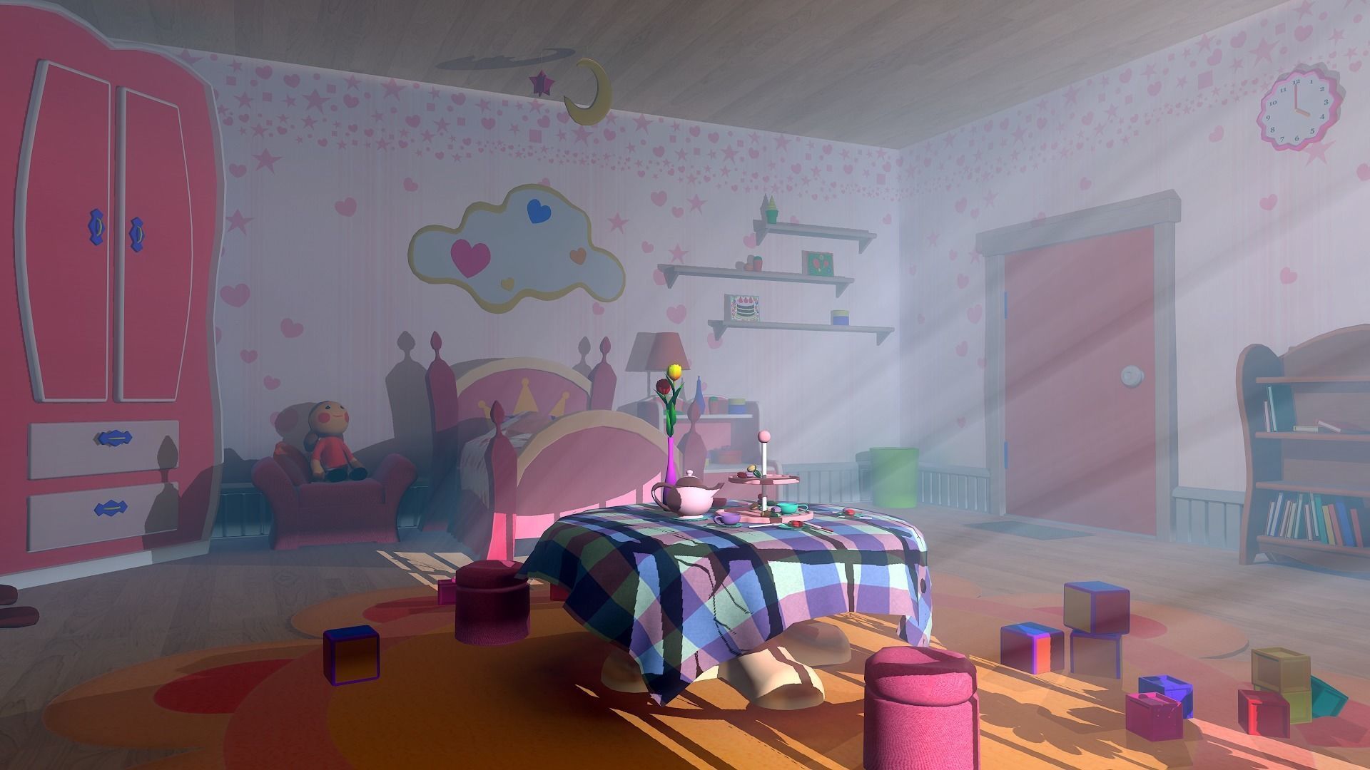 Asset - Cartoons - Bedroom- 03 - 3D Model  3D model_8