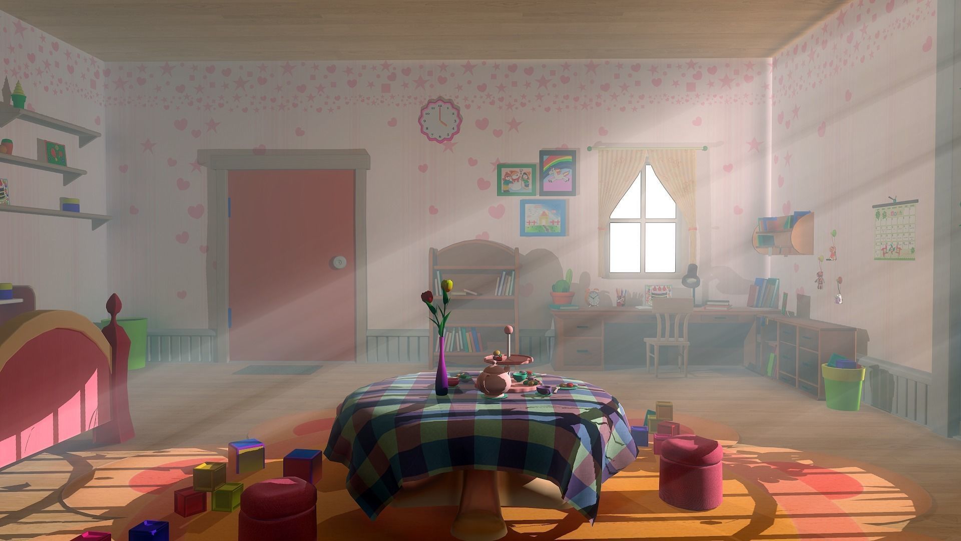 Asset - Cartoons - Bedroom- 03 - 3D Model  3D model_2