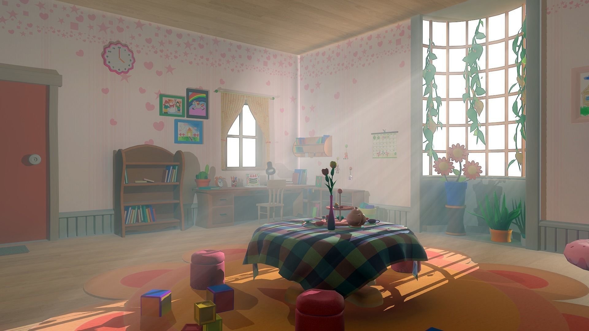 Asset - Cartoons - Bedroom- 03 - 3D Model  3D model_3