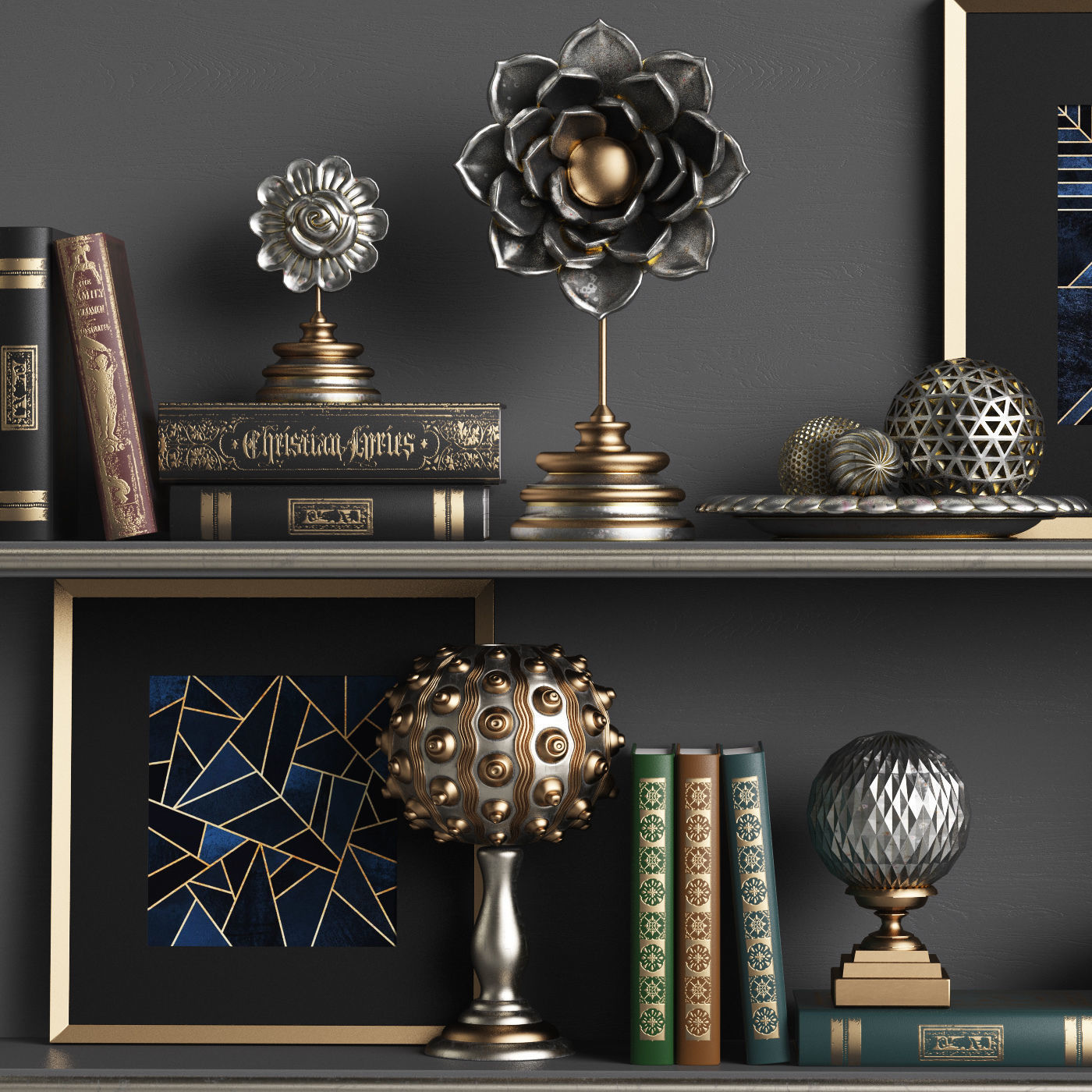 Decor Set 24 3D model_1