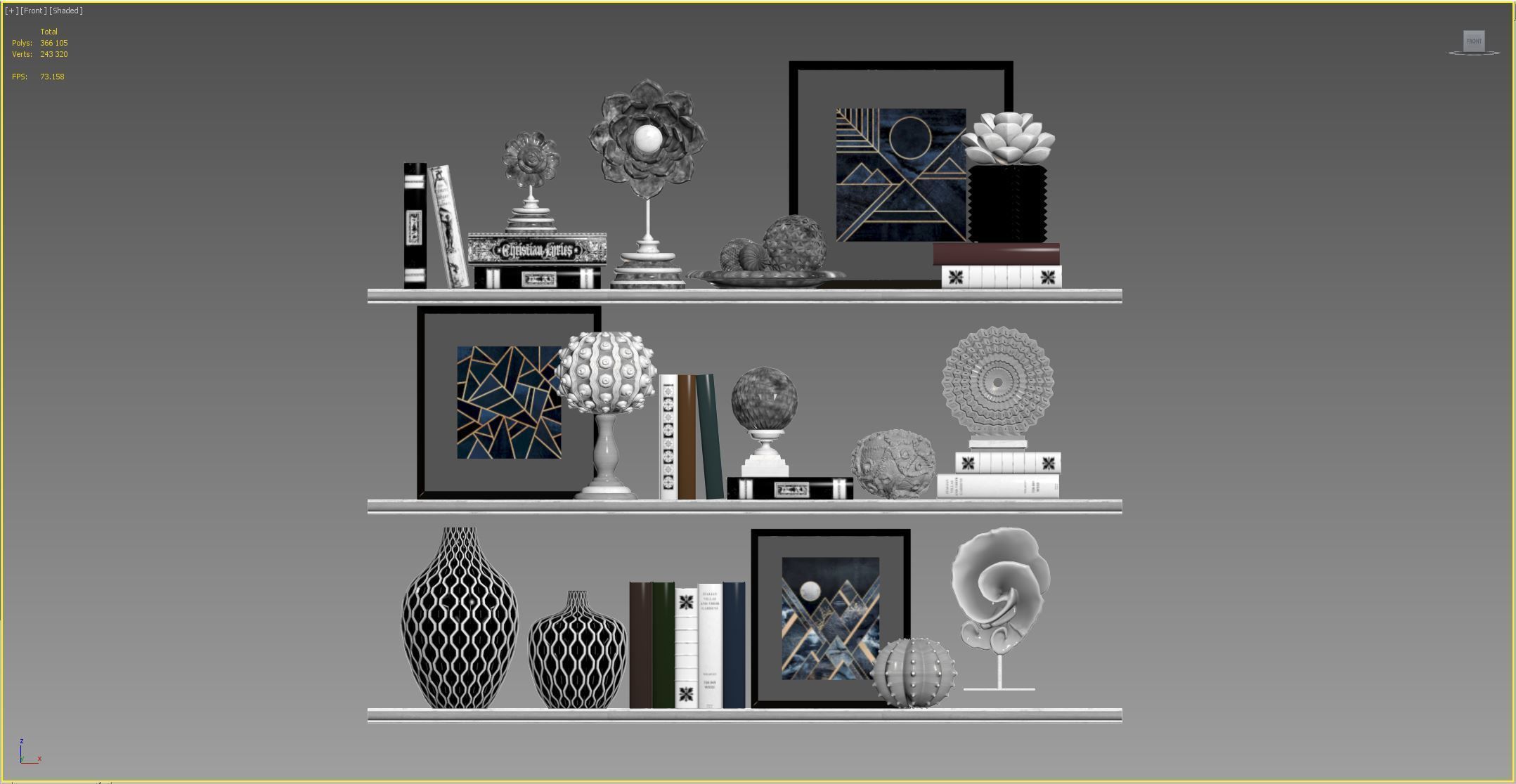 Decor Set 24 3D model_5