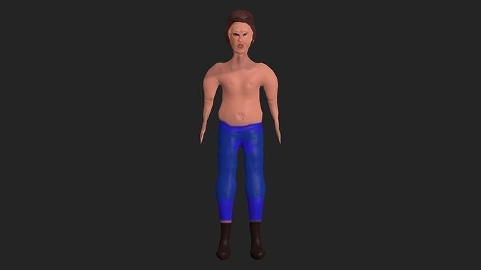 Game Character Archies Low-poly 3D model