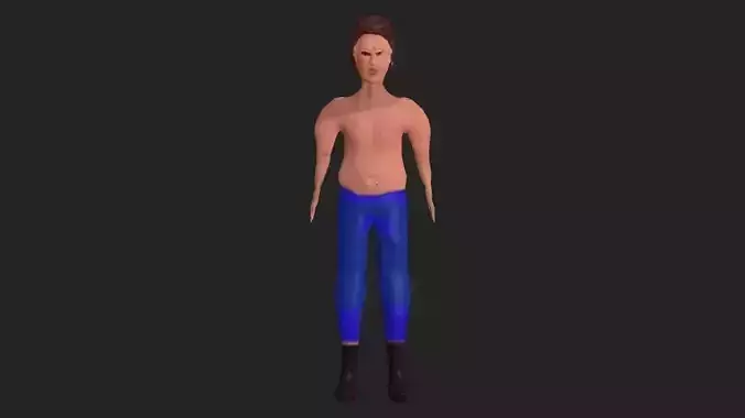 Game Character Archies Low-poly 3D model