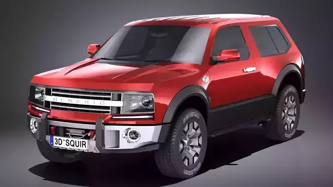 LowPoly Generic 4x4 2018