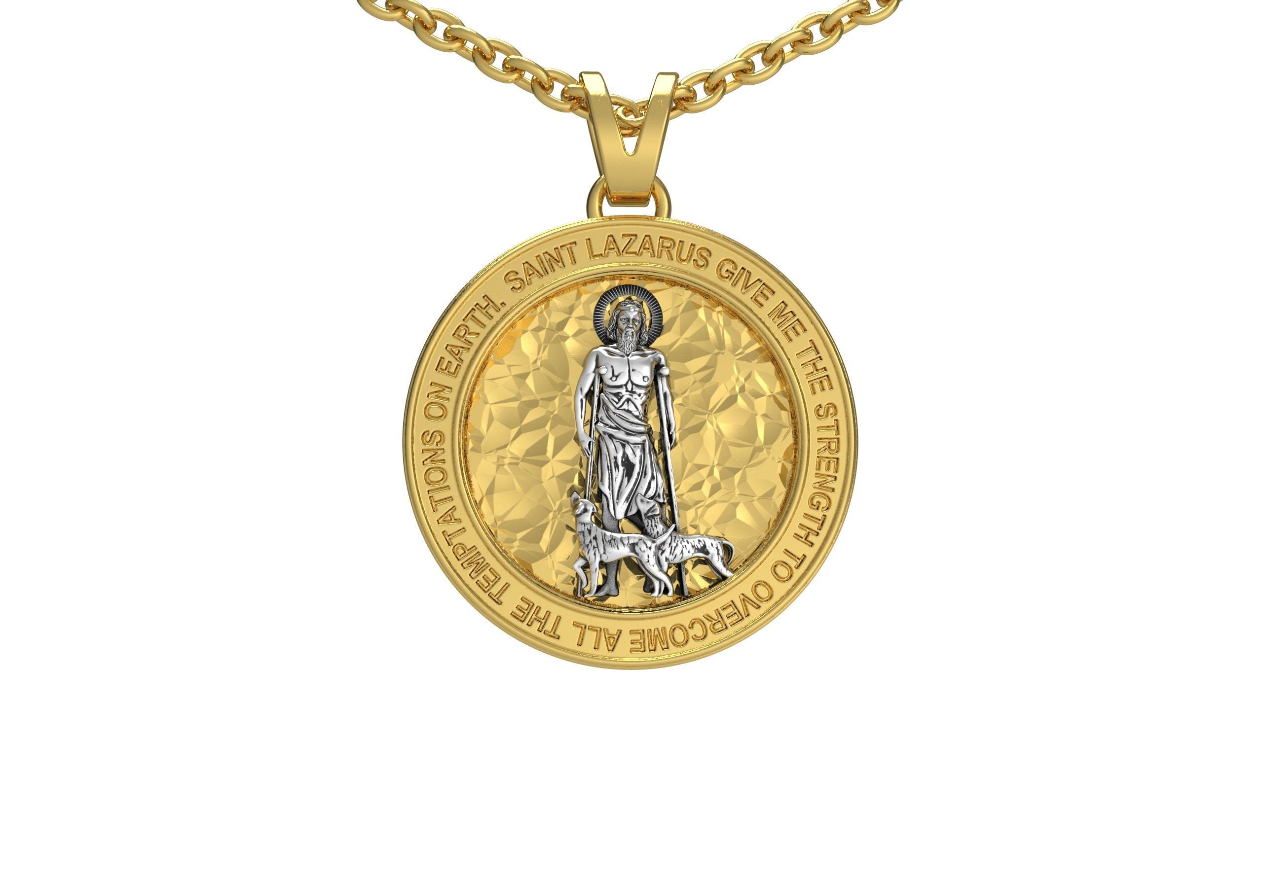 Saint Lazarus Pray 3D print model_1