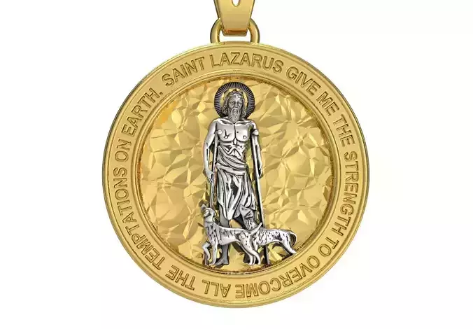 Saint Lazarus Pray 3D print model