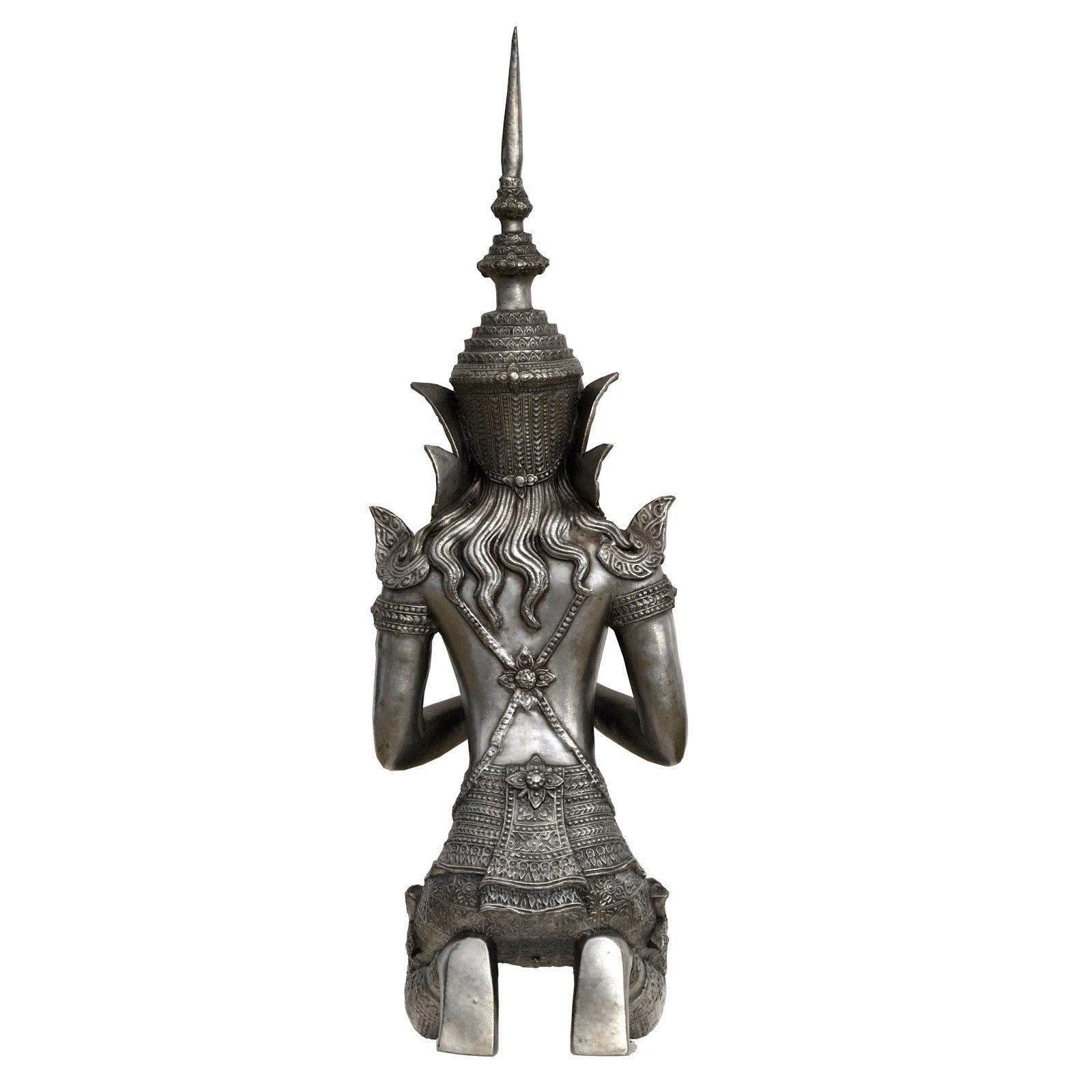 Female Thepphanom Low-poly 3D model_2