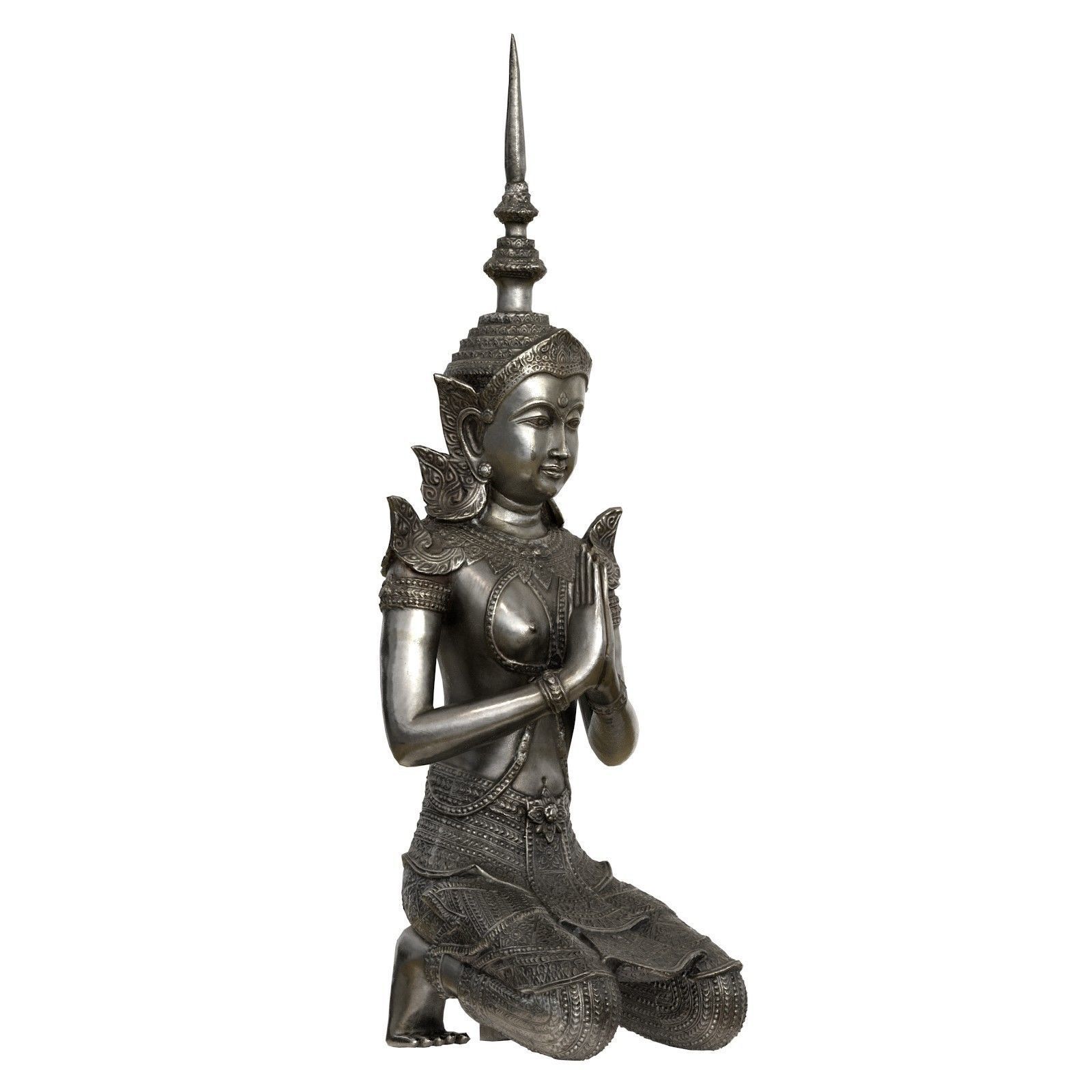 Female Thepphanom Low-poly 3D model_1