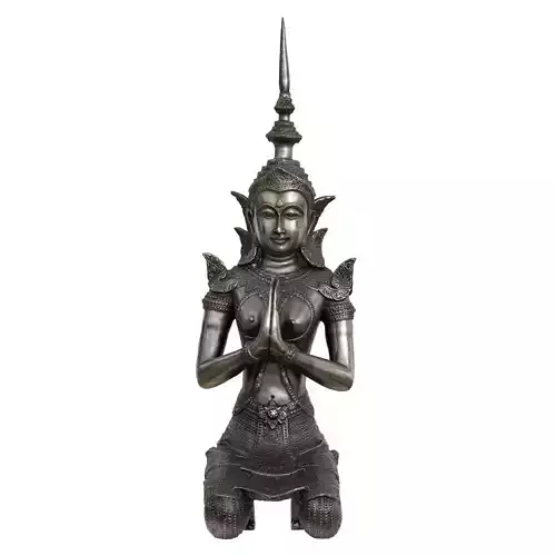 Female Thepphanom Low-poly 3D model