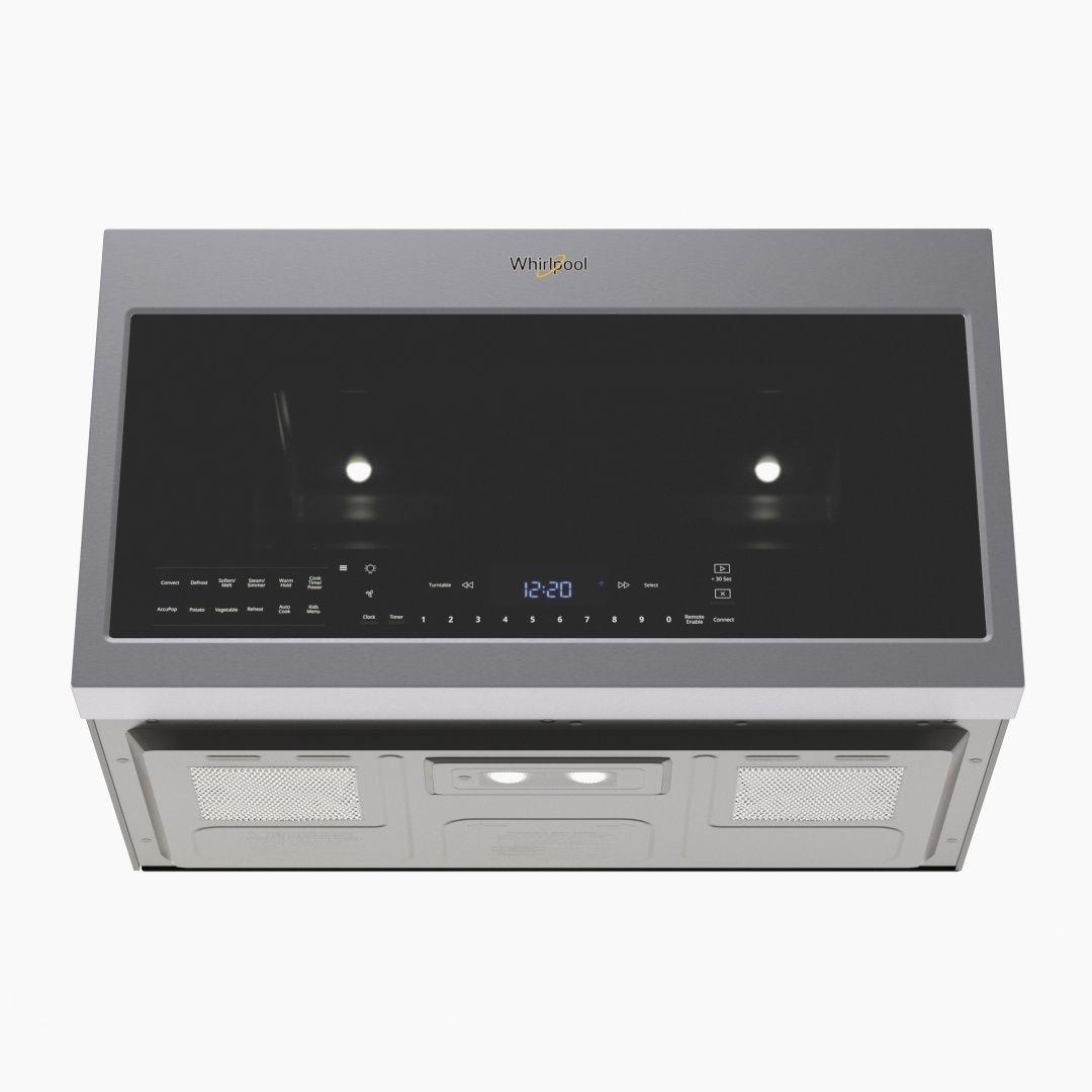 Whirlpool kitchen appliances 3D model_2