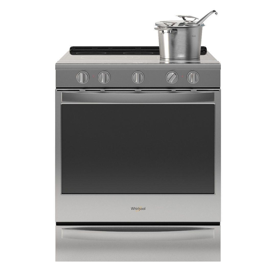 Whirlpool kitchen appliances 3D model_8