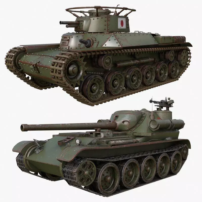 Tank Collection Mental ray 003 3D Model Pack
