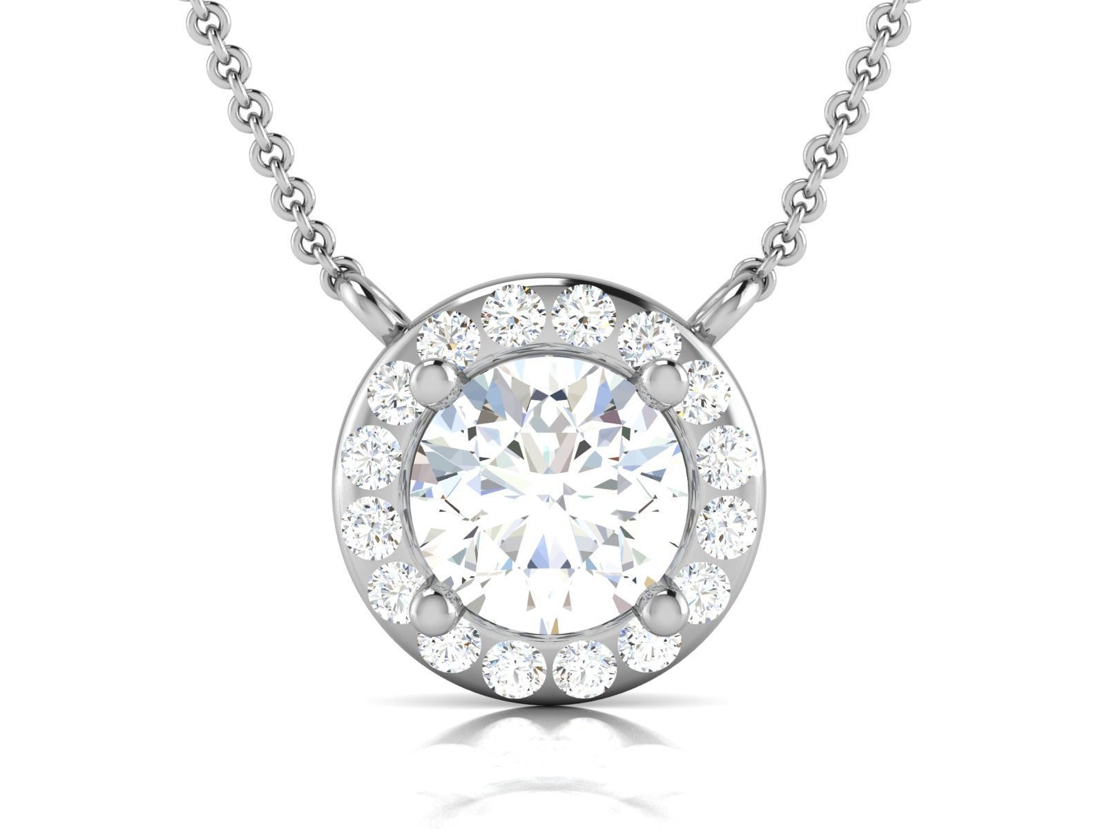 Solitaire pendant 3dm stl render detail 3D print model 3D print model_3