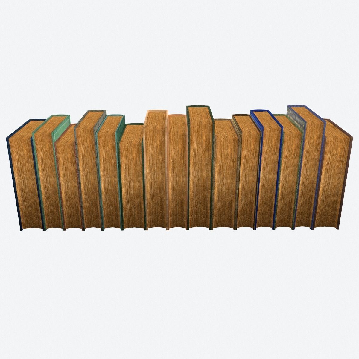 Books Pack 2 Low-poly 3D model_11