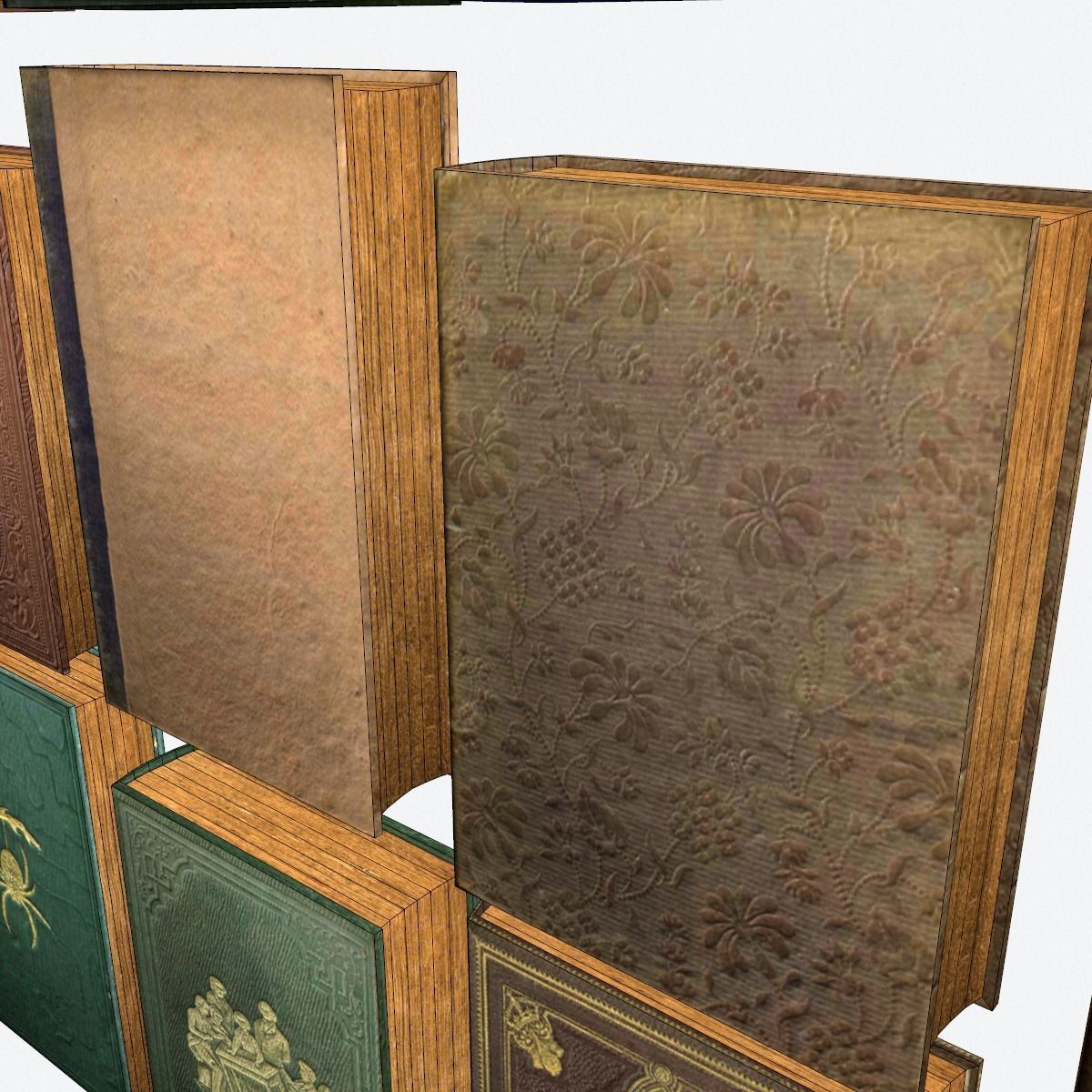Books Pack 2 Low-poly 3D model_15