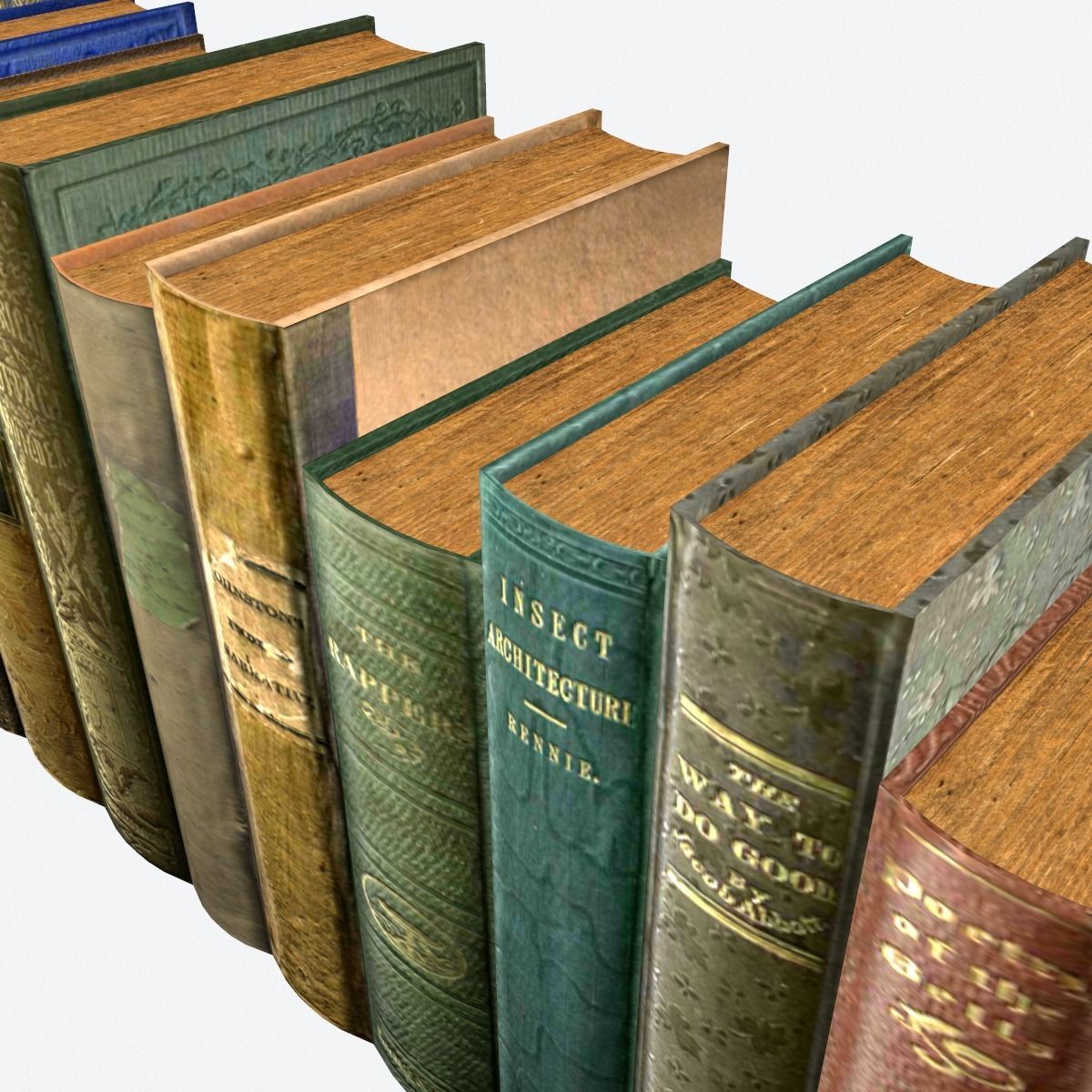 Books Pack 2 Low-poly 3D model_5