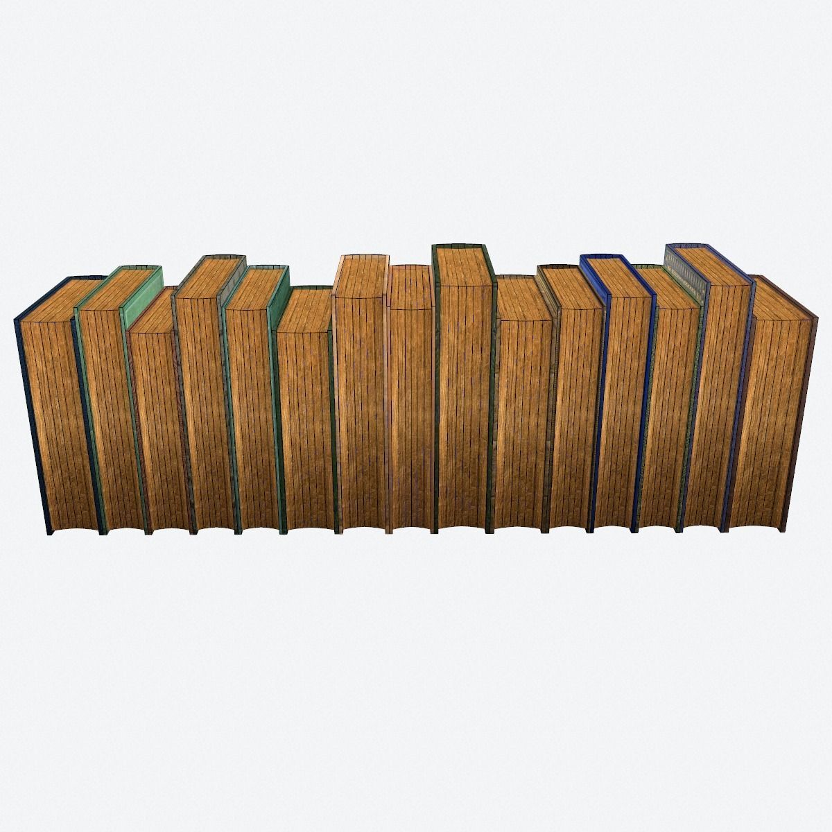 Books Pack 2 Low-poly 3D model_12
