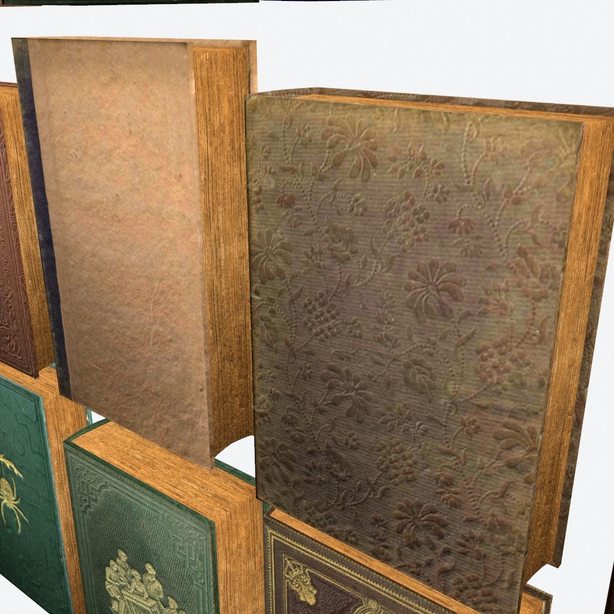 Books Pack 2 Low-poly 3D model_14