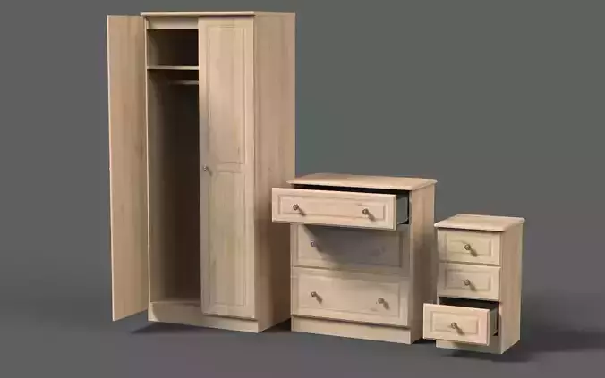 Bedroom Furniture Set - Traditional Style