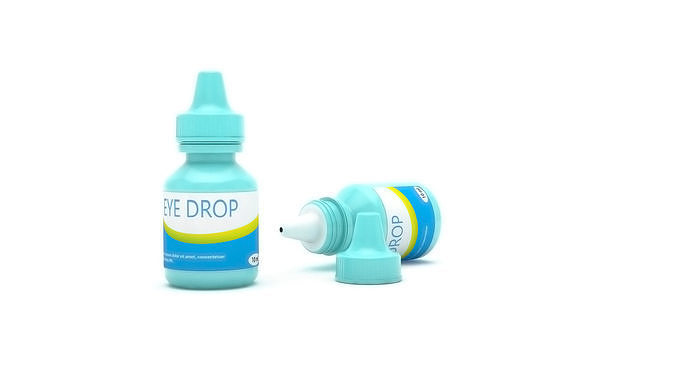 plastic eye dropper 3D model
