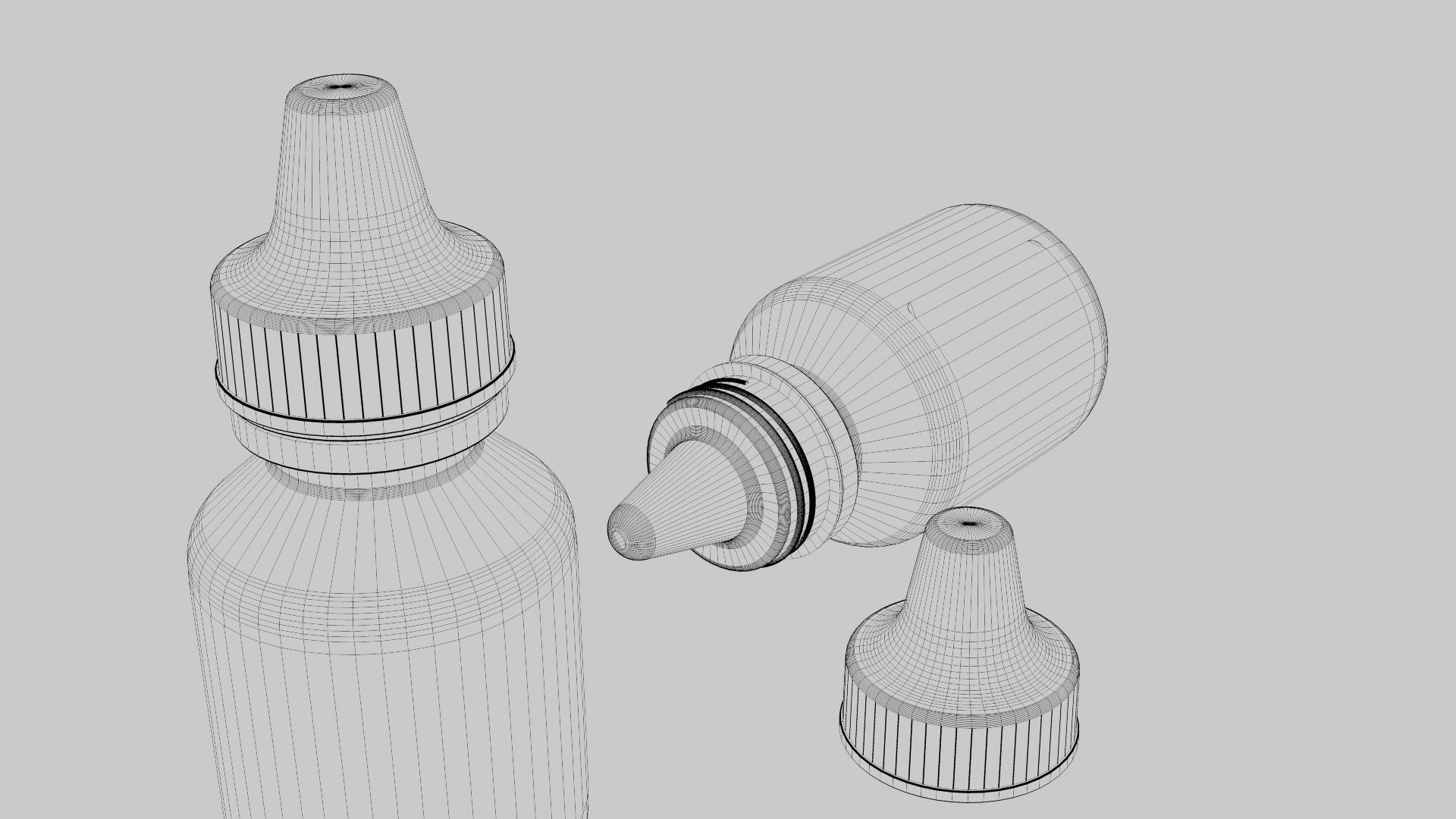 plastic eye dropper 3D model_8