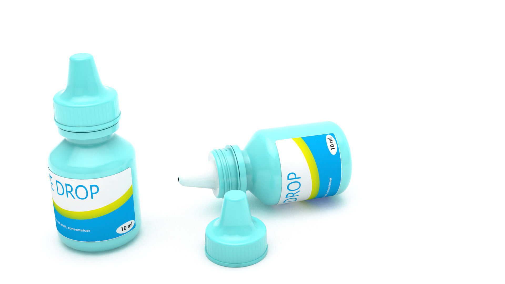 plastic eye dropper 3D model_2