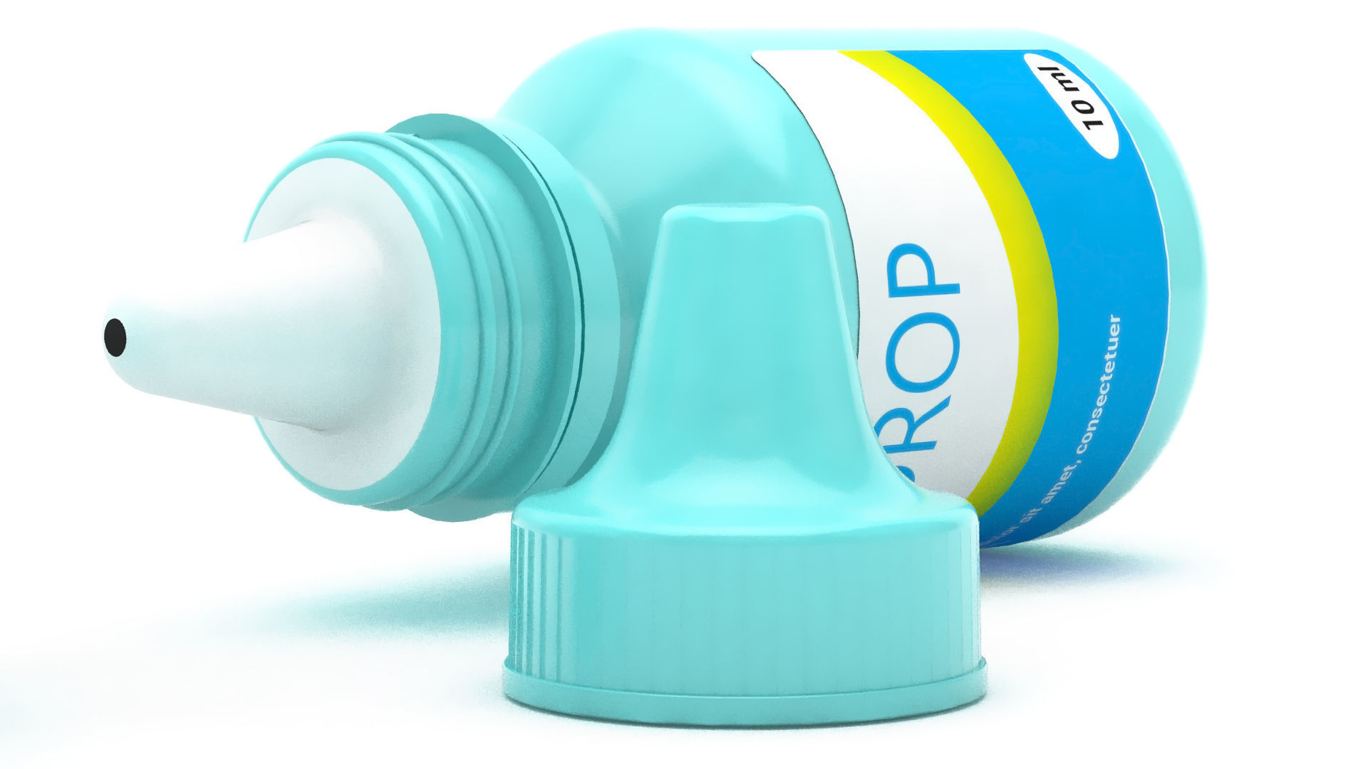 plastic eye dropper 3D model_1