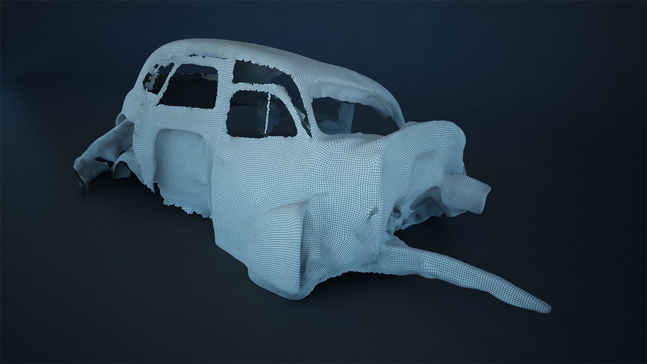 48 OLD ABANDONED CARS 3D model_49