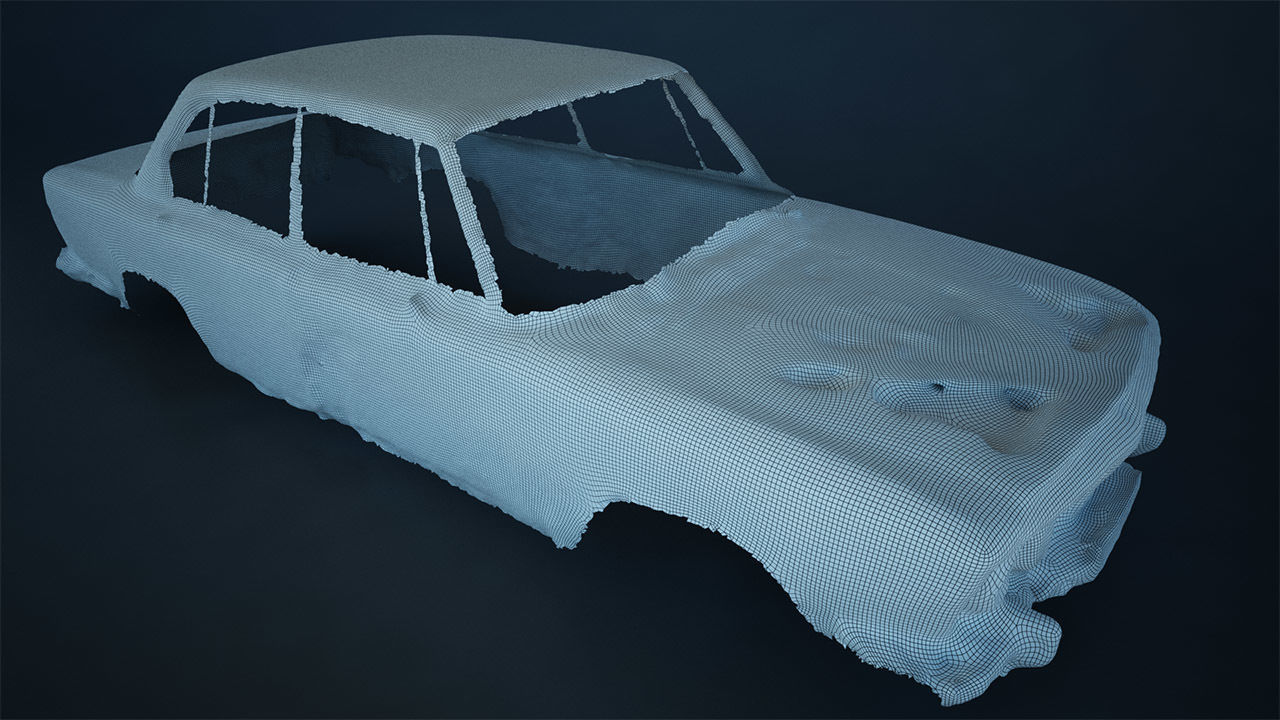48 OLD ABANDONED CARS 3D model_38