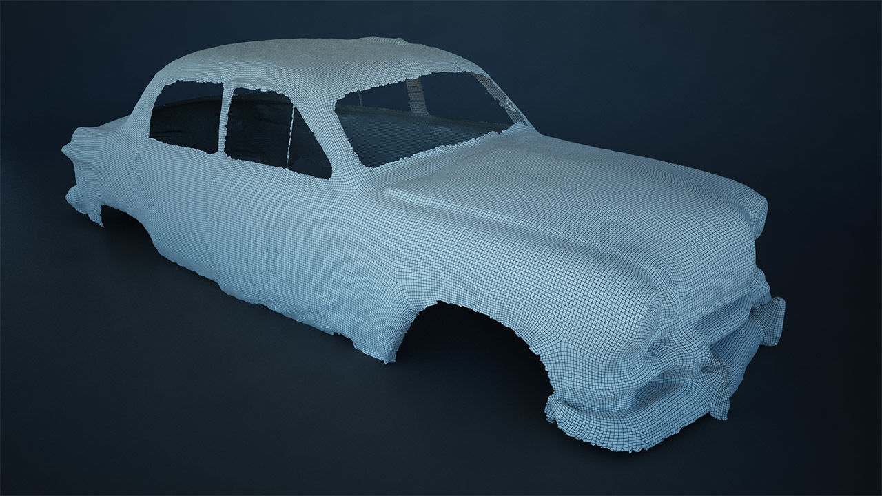 48 OLD ABANDONED CARS 3D model_44