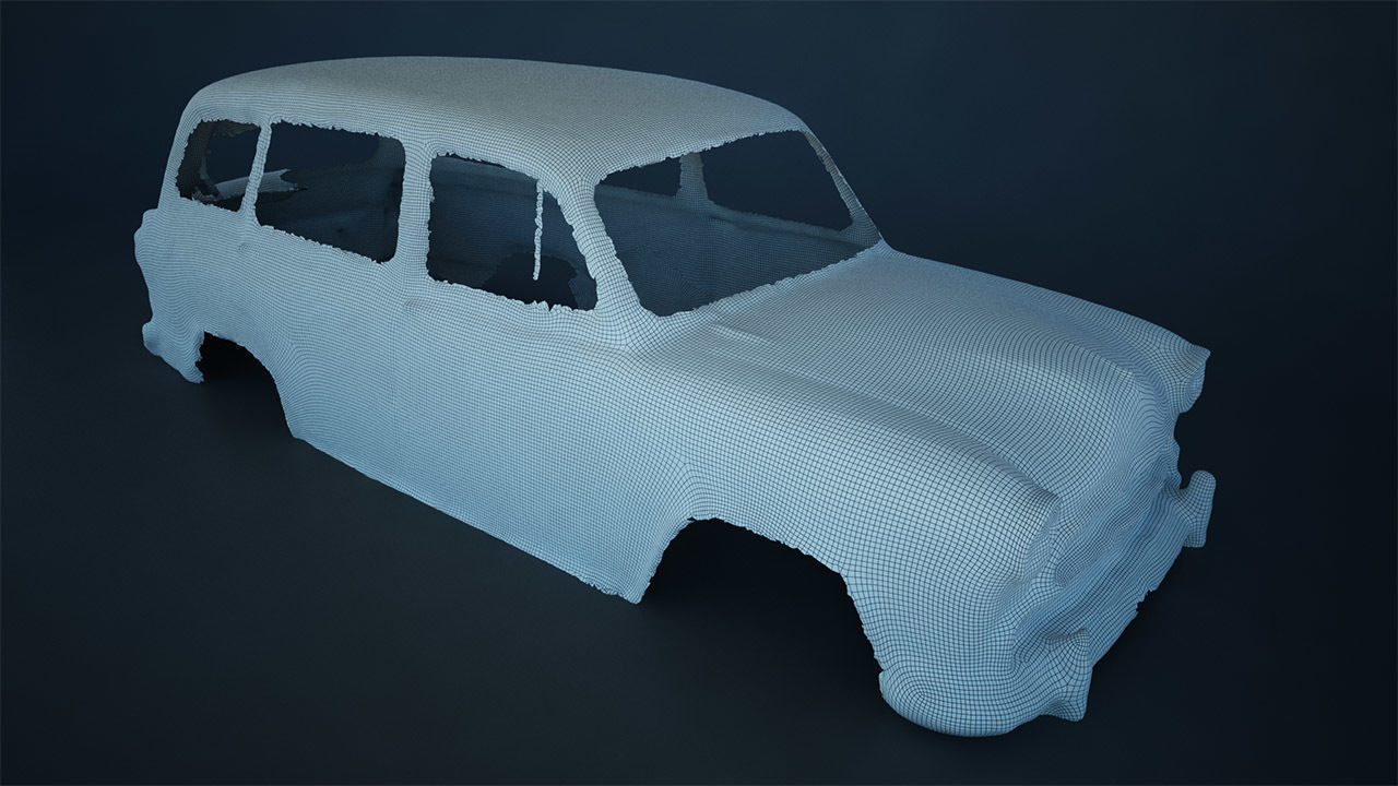 48 OLD ABANDONED CARS 3D model_42