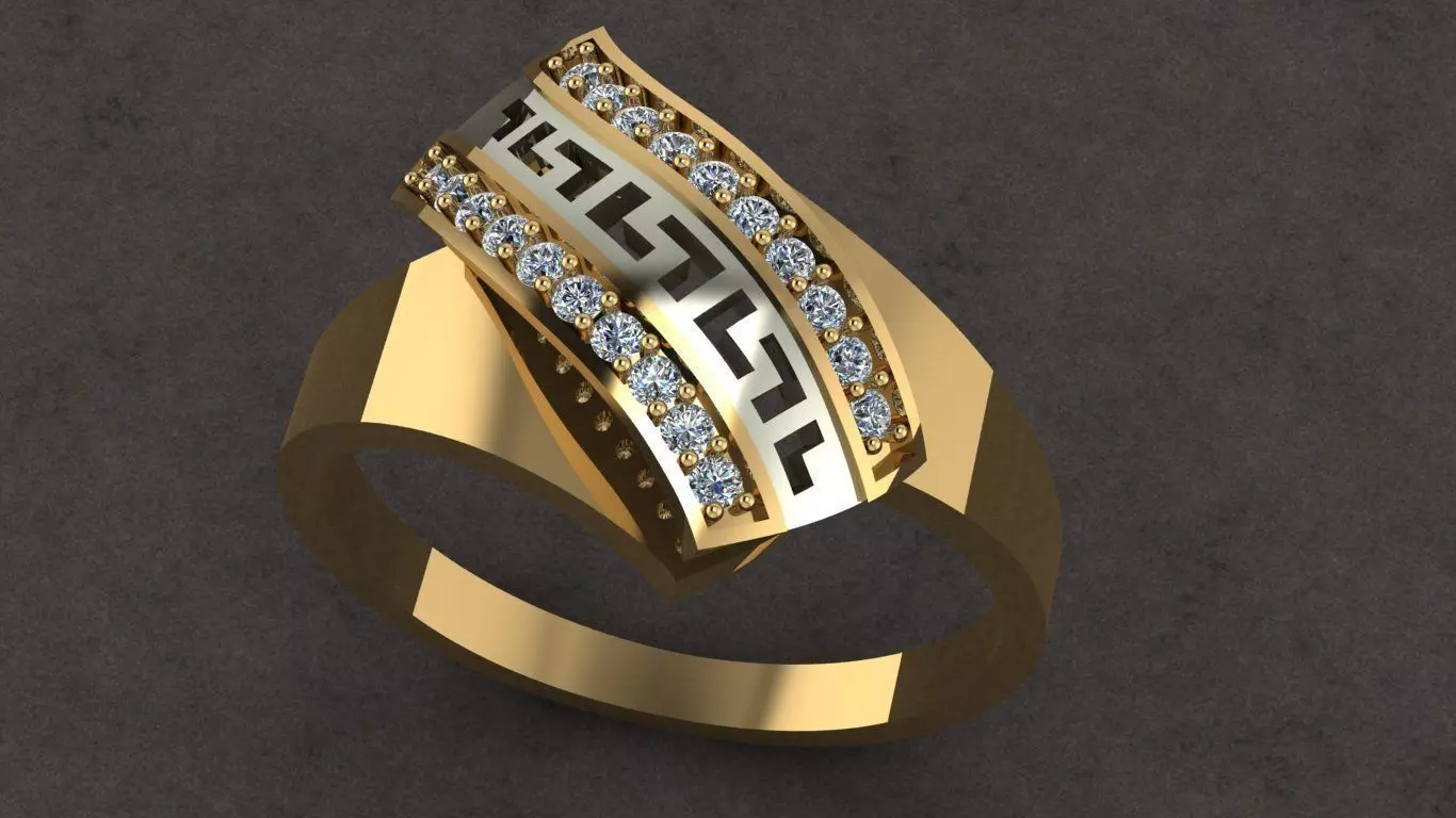  Fantasy Ring 3D print model_0