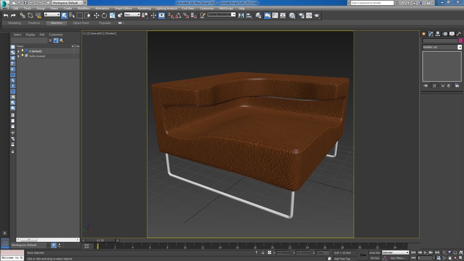 Lowseat Angle Moroso Mental Ray 3D model_20