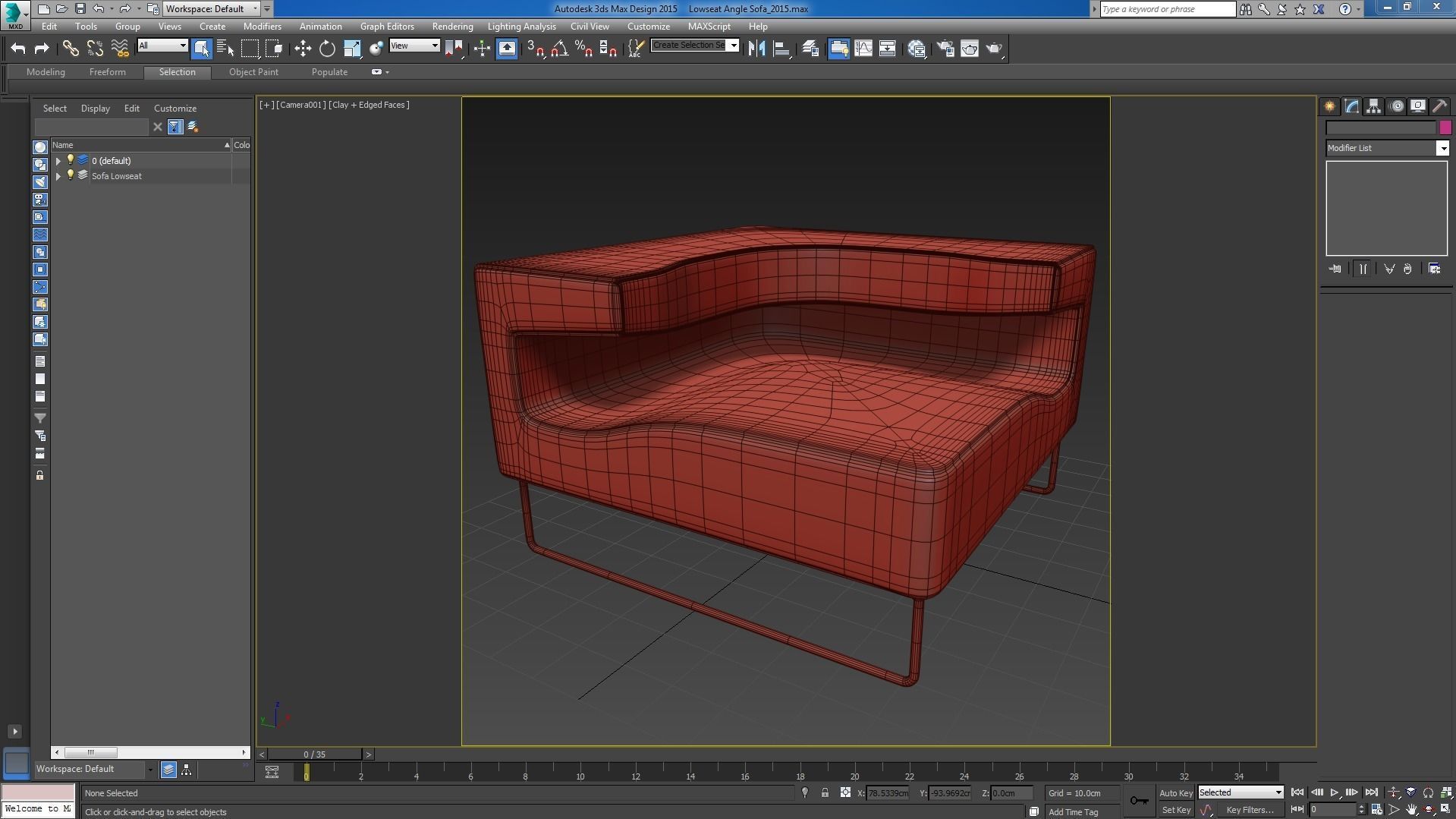 Lowseat Angle Moroso Mental Ray 3D model_21