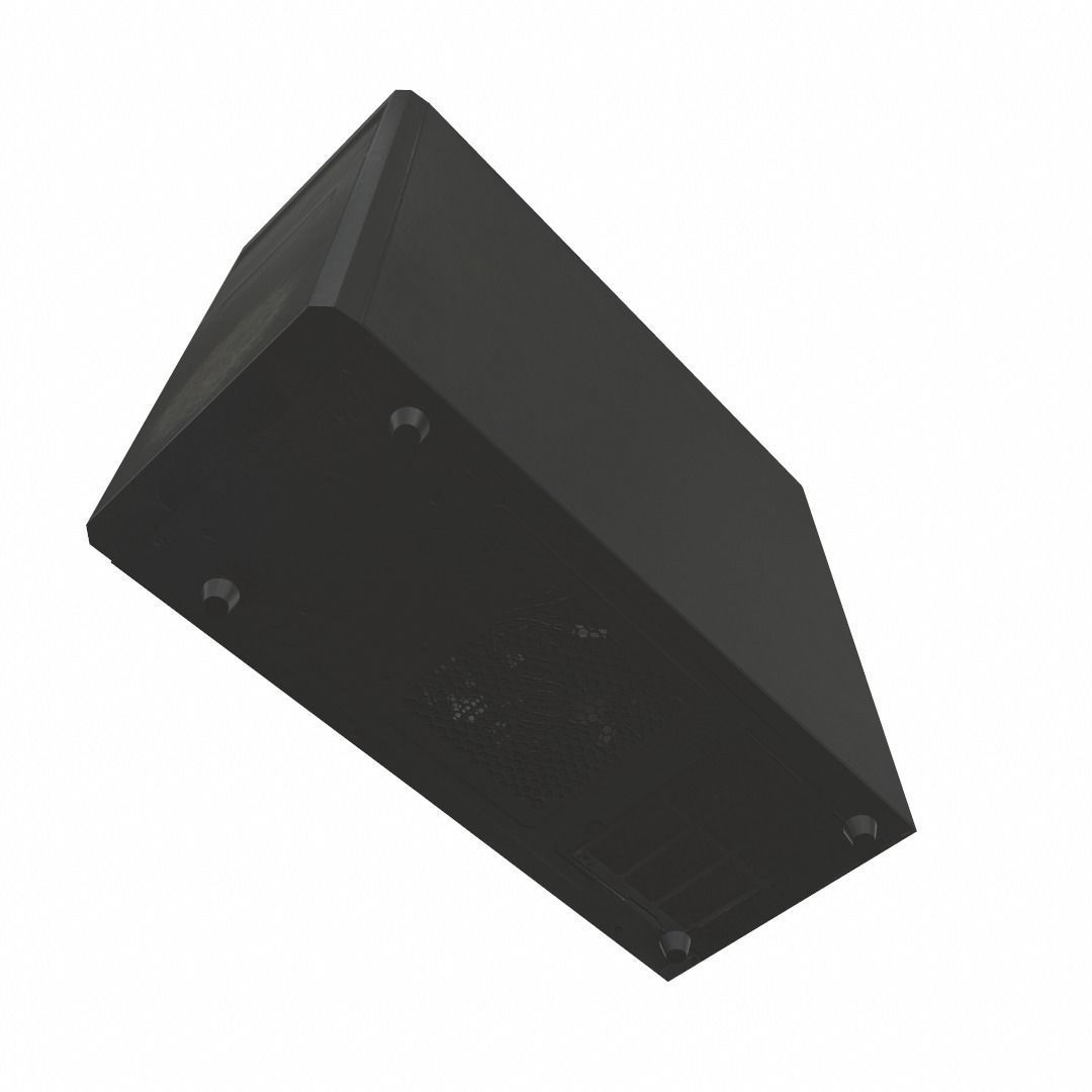 Desktop PC computer processor  Low-poly 3D model_5