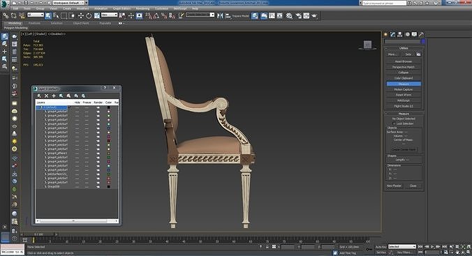 Roberto Giovannini Armchair 3D model 7