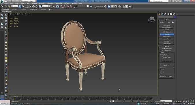 Roberto Giovannini Armchair 3D model 2