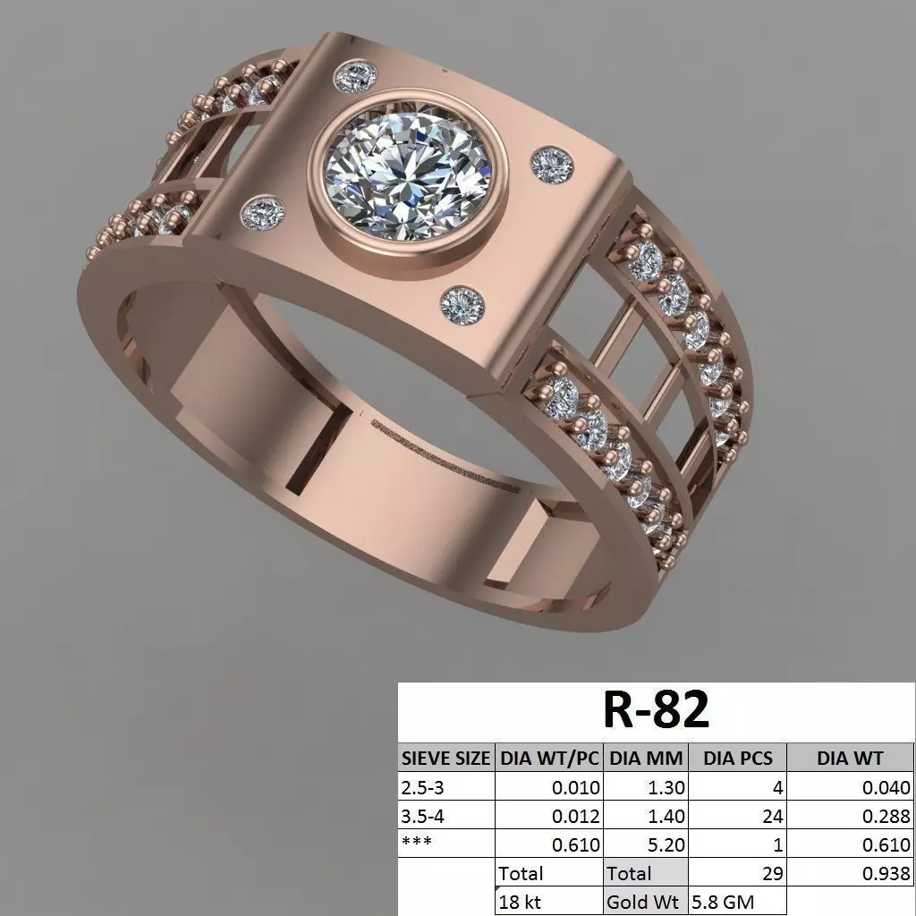 MALE RING 2 3D print model