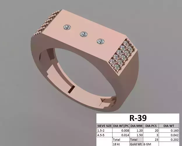 MALE RING 59