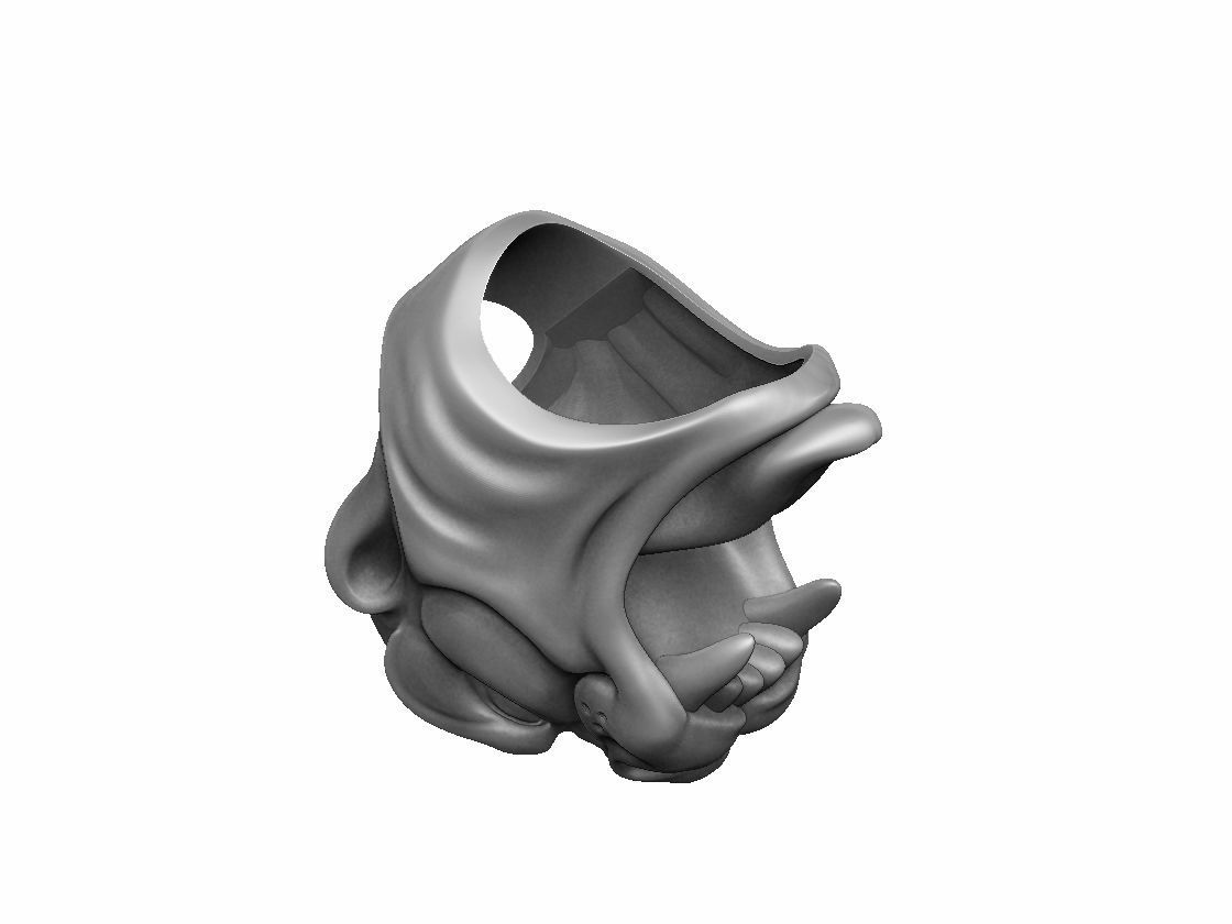Panther ring 3D print model_8