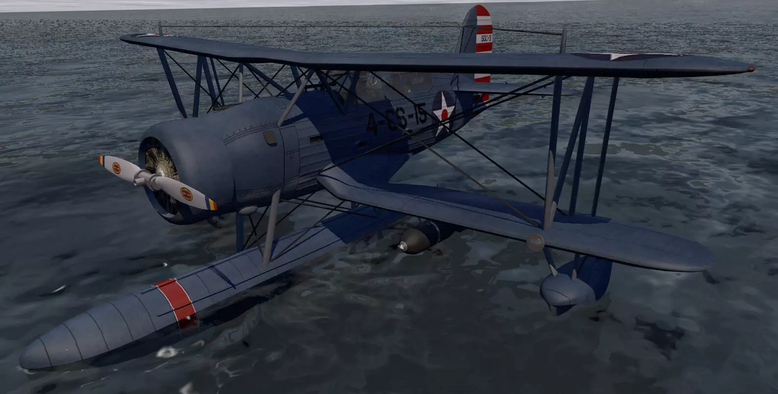 Curtiss SOC-3 Seagull 3D model_0