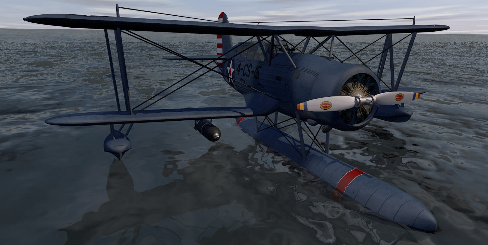 Curtiss SOC-3 Seagull 3D model_7