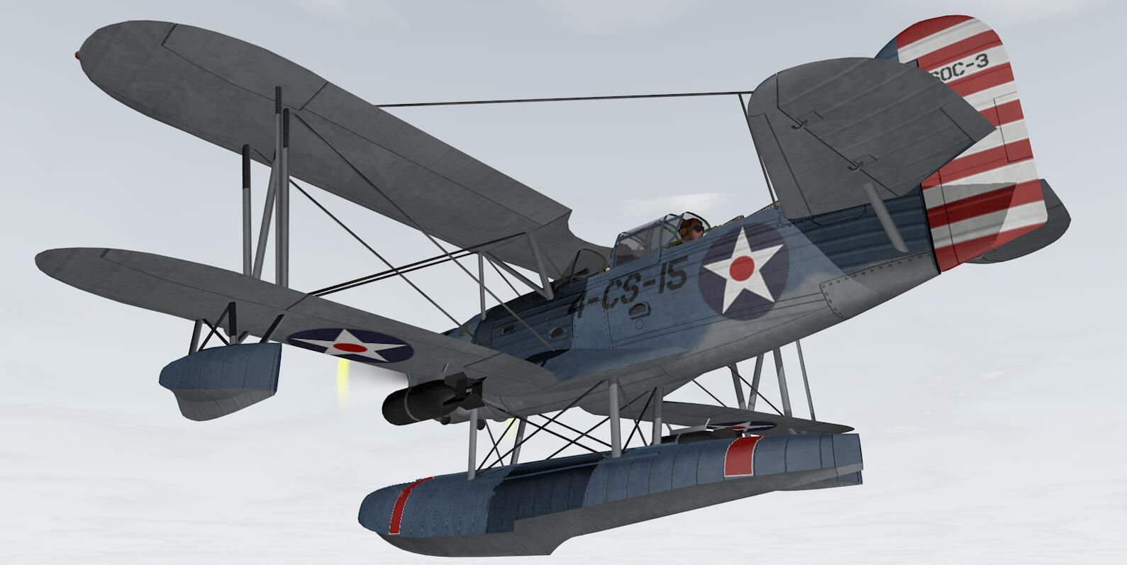 Curtiss SOC-3 Seagull 3D model_11
