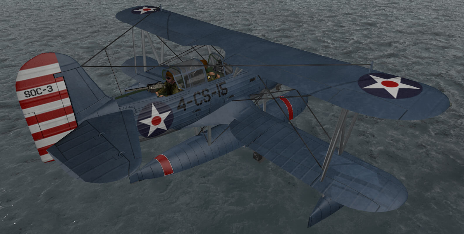 Curtiss SOC-3 Seagull 3D model_8