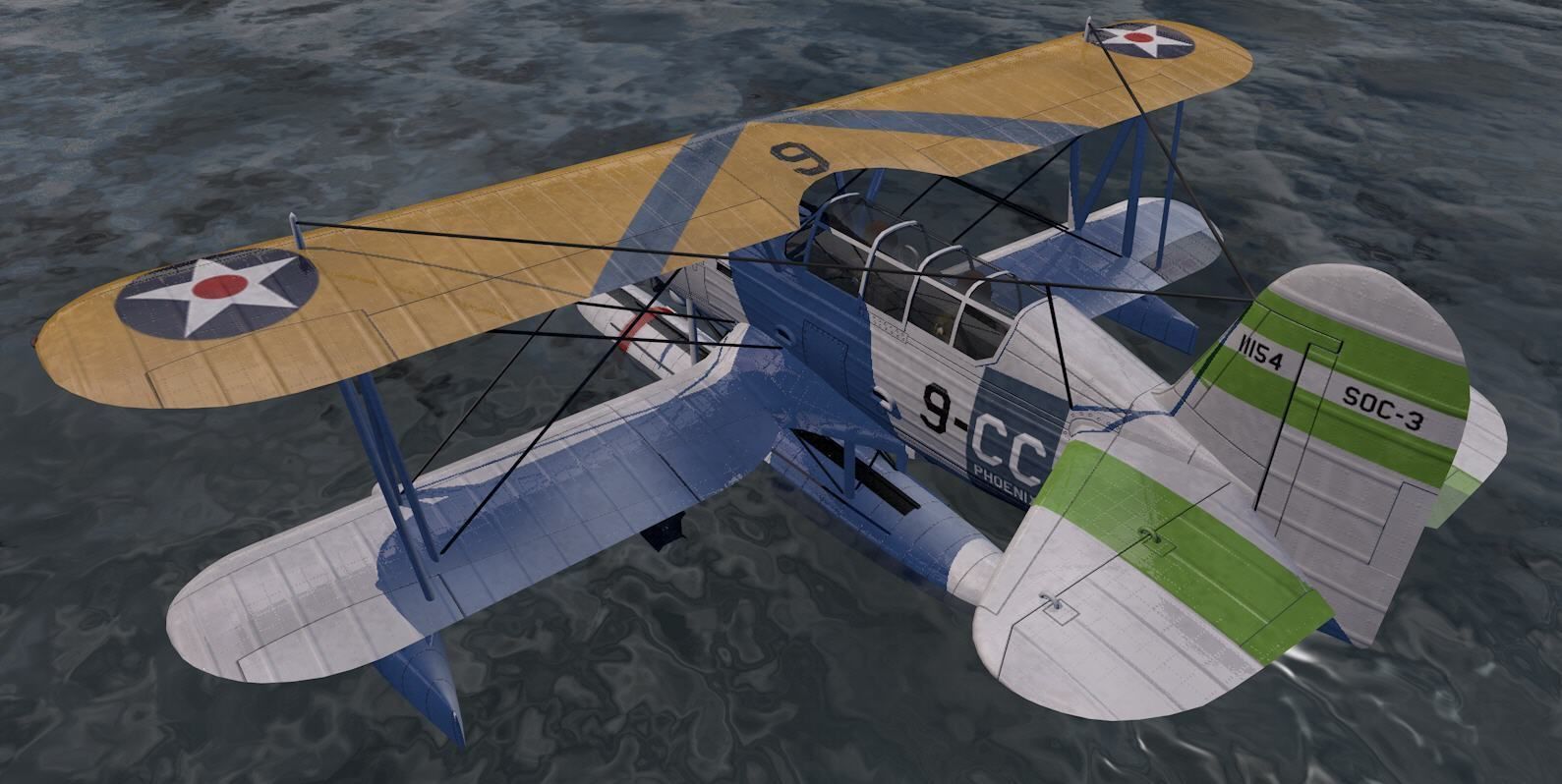Curtiss SOC-3 Seagull 3D model_3