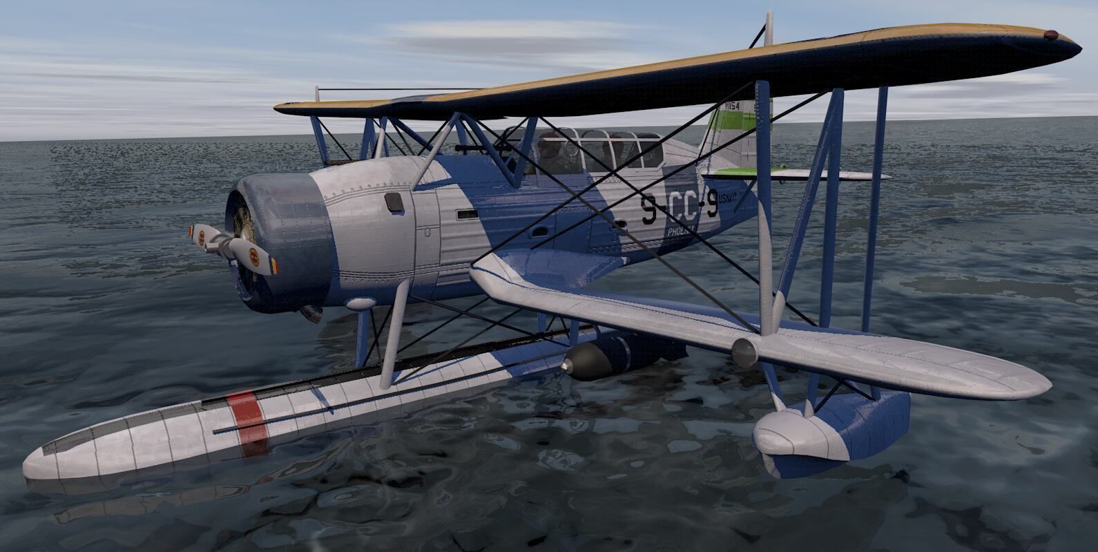 Curtiss SOC-3 Seagull 3D model_1