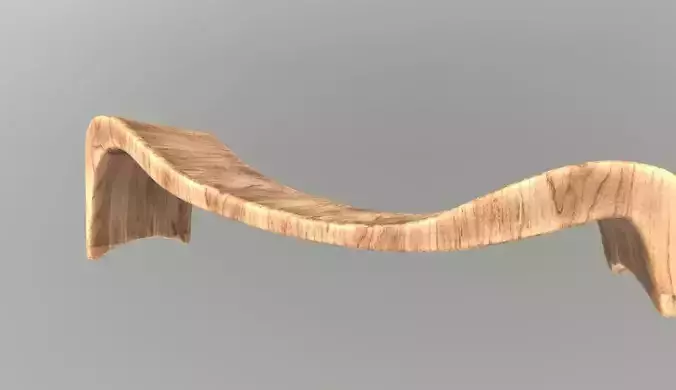 Wooden long chair