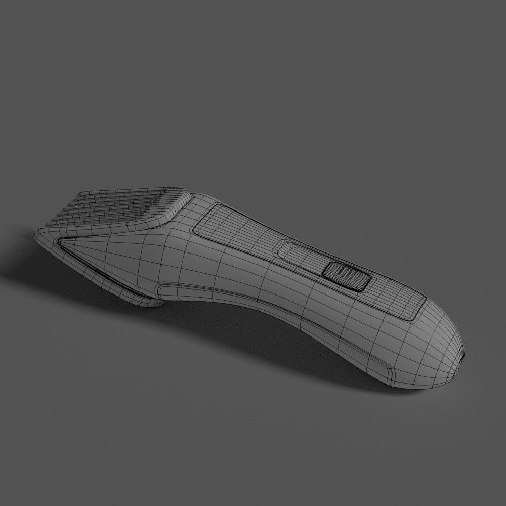 Electric Hair Clippers 3D model_2