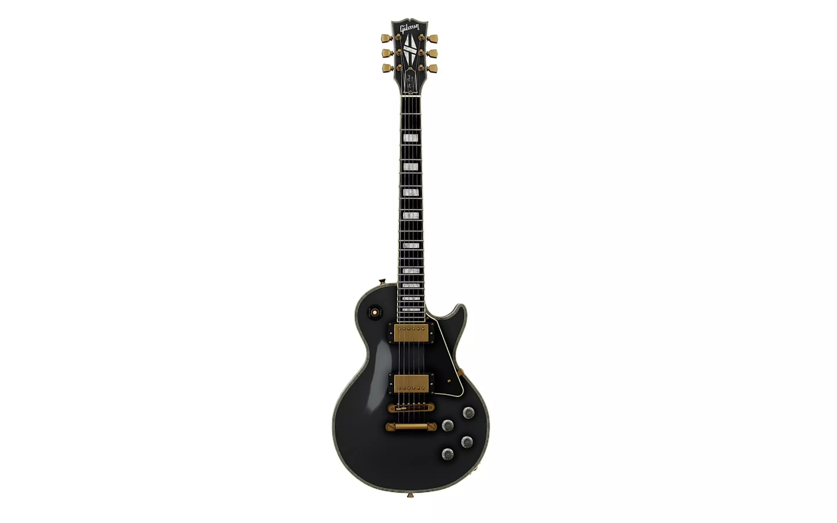 Gibson Les Paul Black Beauty Low-poly 3D model