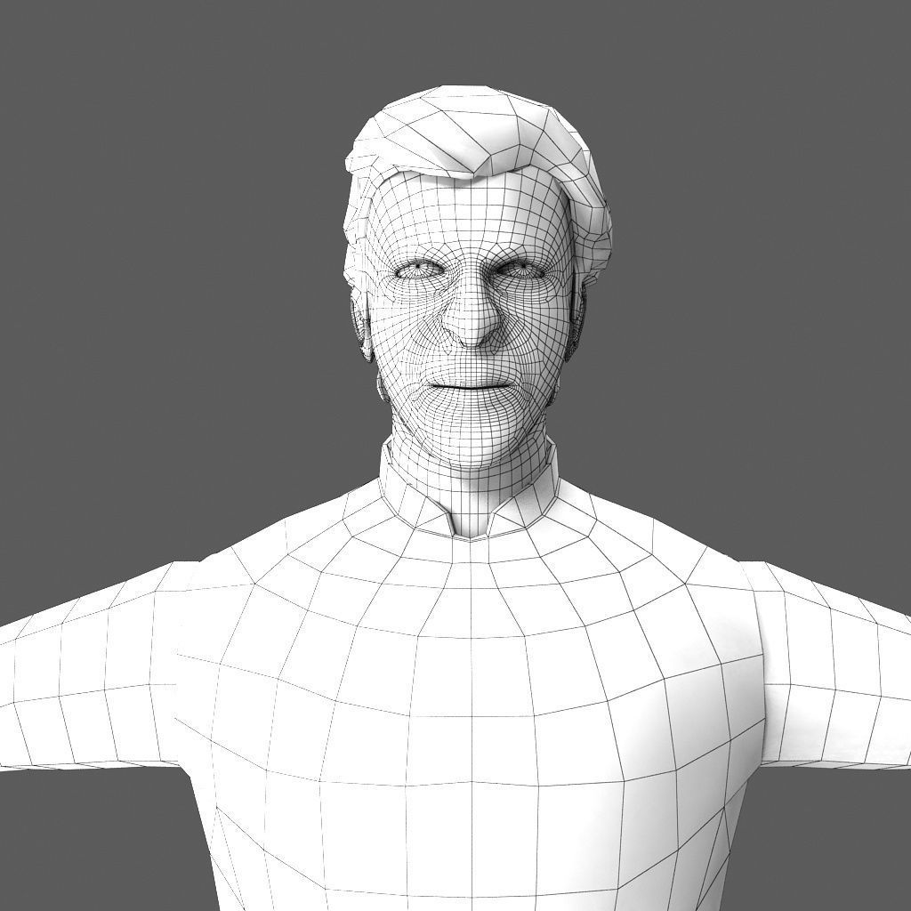 Imran Khan 3d Low-poly 3D model_7